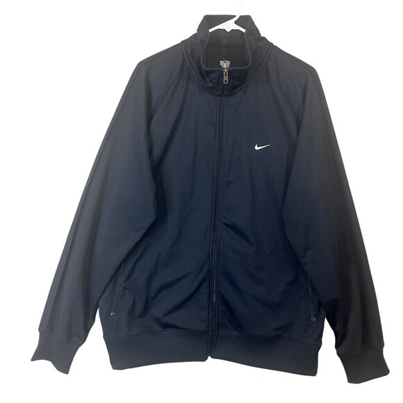 Nike Men's XXL Track Jacket Navy Full Zip GUC - Picture 1 of 11
